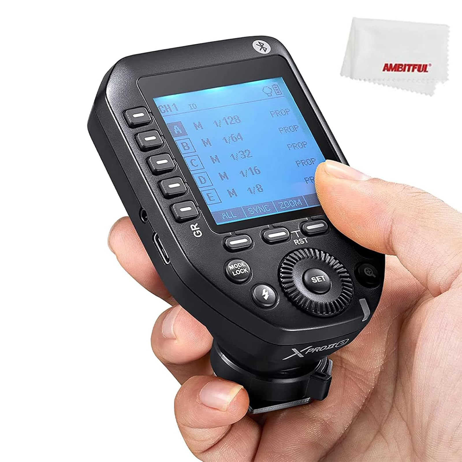 Godox XproII-S Trigger TTL 2.4G Wireless High Speed Sync 1/8000s, 11 Customizable Functions,5 Group Button,4 Function Buttons Offer Convenient Manipulation Compatible with Sony Camera