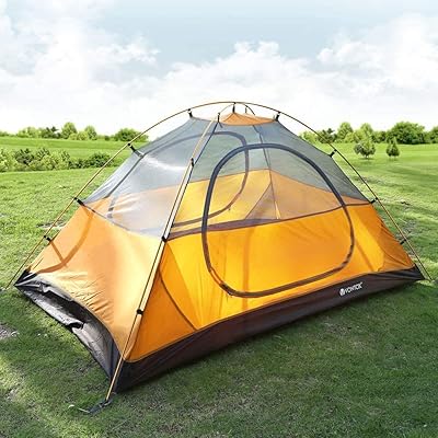 Buy V Vontox Camping Tent Dome 1 3 Persons Lightweight Backpacking Tent Waterproof Two Doors Easy Setup For Family In Traveling Beach Camping And Outdoor Activity Online In Turkey B07tzfh47j