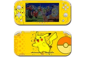 TIKOdirect Switch Lite Skin Sticker Compatible with Nintendo Switch Lite, Pretty Pattern Full Wrap Skin Protective Film Sticker, Yellow