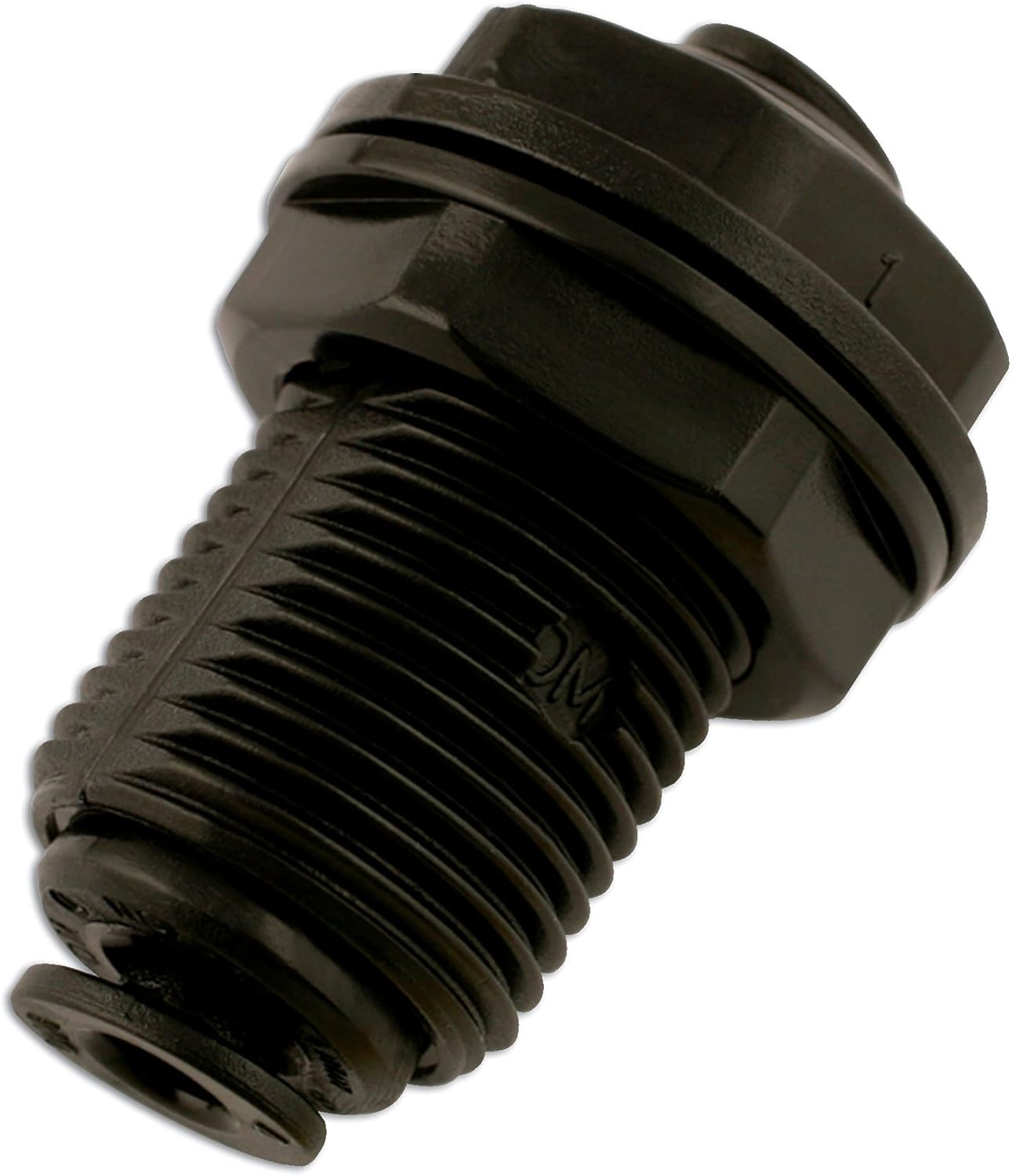 Connect 31098 Push-Fit Bulkhead Union 6mm 5pc, Black, 60 mm