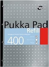 Pukka Pad A4 Refill Notepad 5 Pack 400 Pages 80GSM 4-Hole Margins view 8