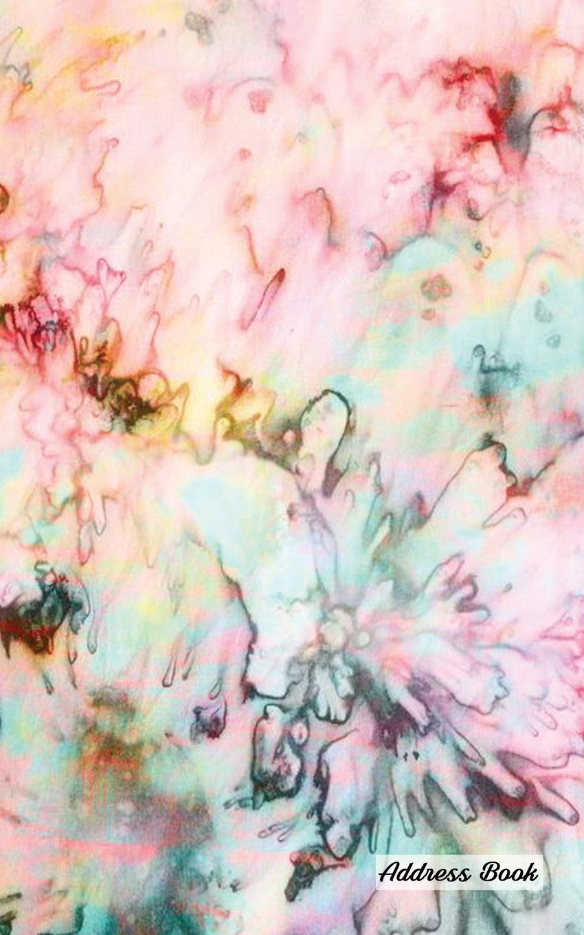 Address Book: 5" x 8", Blank Address Book, Contacts, Addresses, Durable Cover, 100 pages, Floral (33)