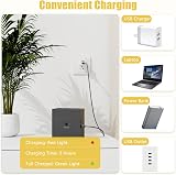 Suright LED Wall Light with Motion Sensor 3000K 2000mAh Type-C Black view 5