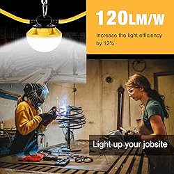 G GJIA 100FT Construction String Lights, IP65