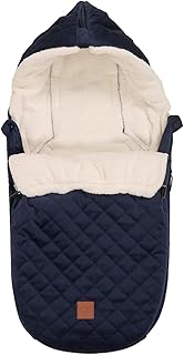 Babyschalenfußsack Velvet Hoody, navy