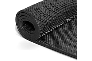 GOOFCXO 3Ft x 10Ft Drainage Floor Mat, Non-Slip PVC Drainage Mat 0.22'' Thick Heavy Duty Commercial Wet Area Mat for Indoor K