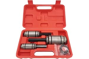 Zkaybb 1/18'' to 3-1/2'' Exhaust Pipe Expander Tool, Tail Pipe Spreader Kit Compatible with Most Vehicles and Trucks