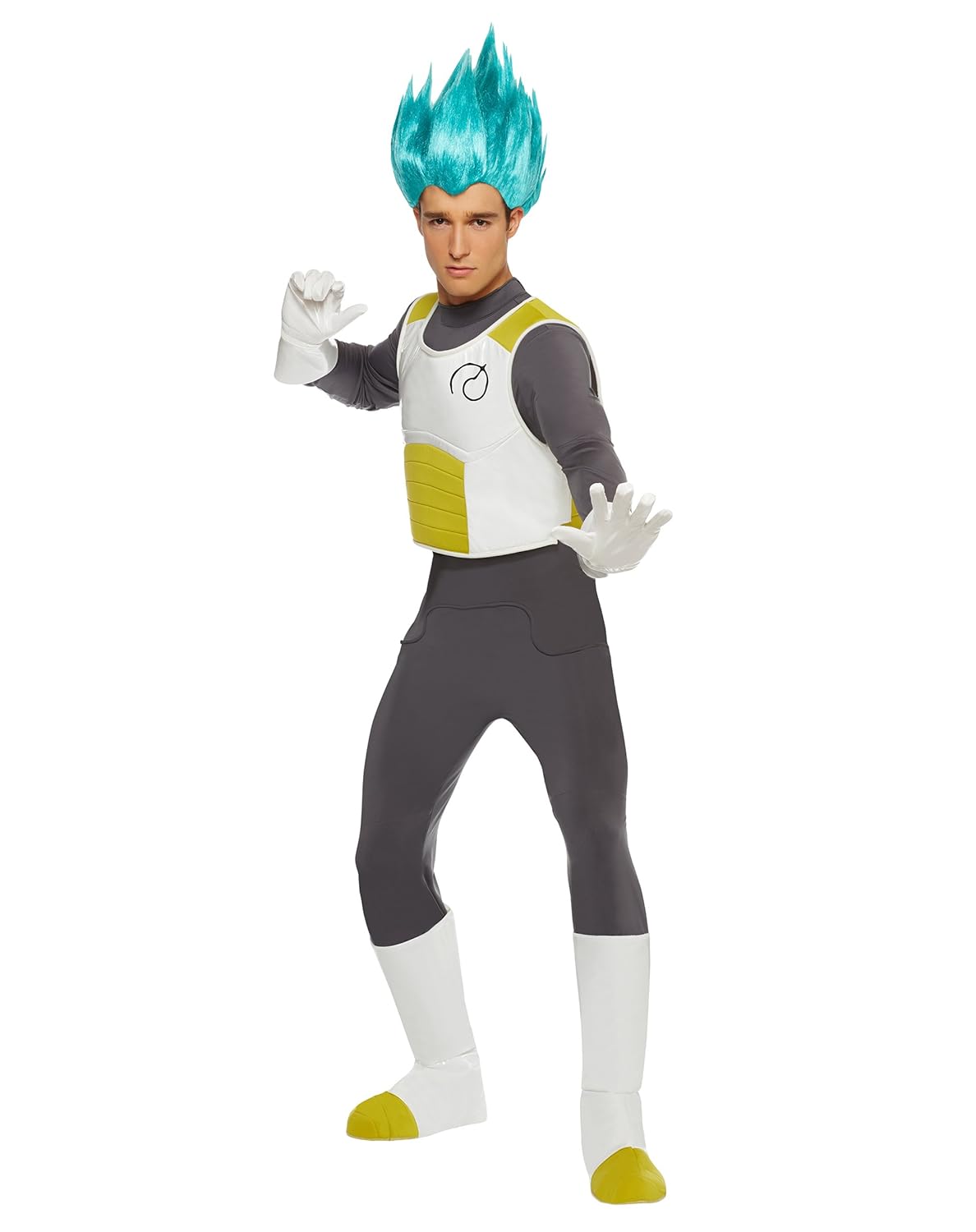 Spirit Halloween Kids Vegeta Costume, Dragon Ball Z Resurrection F, White, Grey Amazon.in