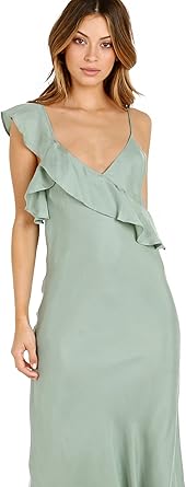 frill slip dress