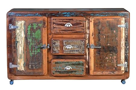 Hogar Decora Aparador Madera Reciclada 90X150X40 cm: Amazon.es: Hogar