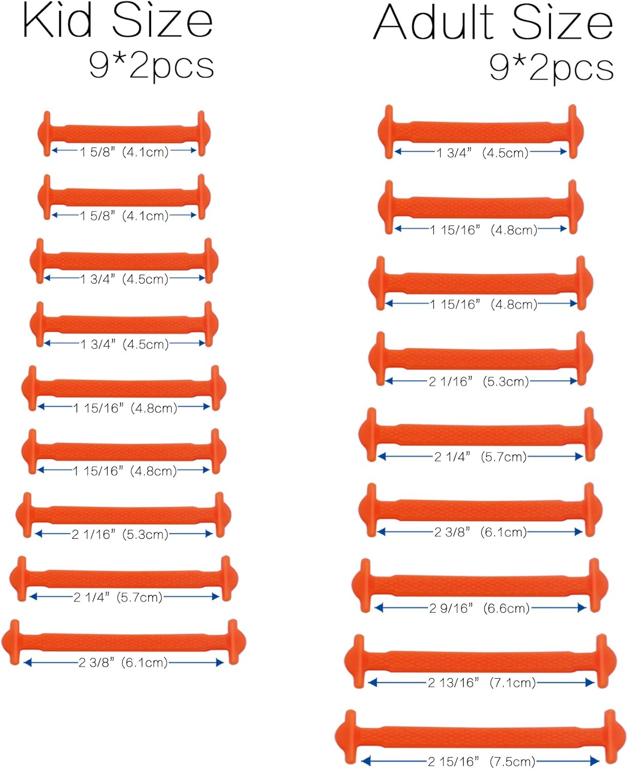 INMAKER No Tie Shoelaces for Kids and Adults, Elastic Shoelaces for Sneakers: Sports & Outdoors