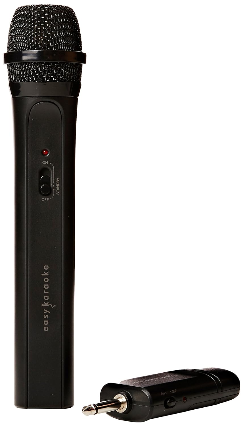 Easy Karaoke EKS717B Wireless Microphone, Black Amazon.co.uk Musical