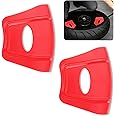 2PCS Rim Protector for Car Wheels,Double Convex Rib Non-Slip Edge Rim Protector Rim Guards for Car Rims,Universal Tire Removal Tool Fits Cars Motocycles Trucks SUVs Bikes (Red)