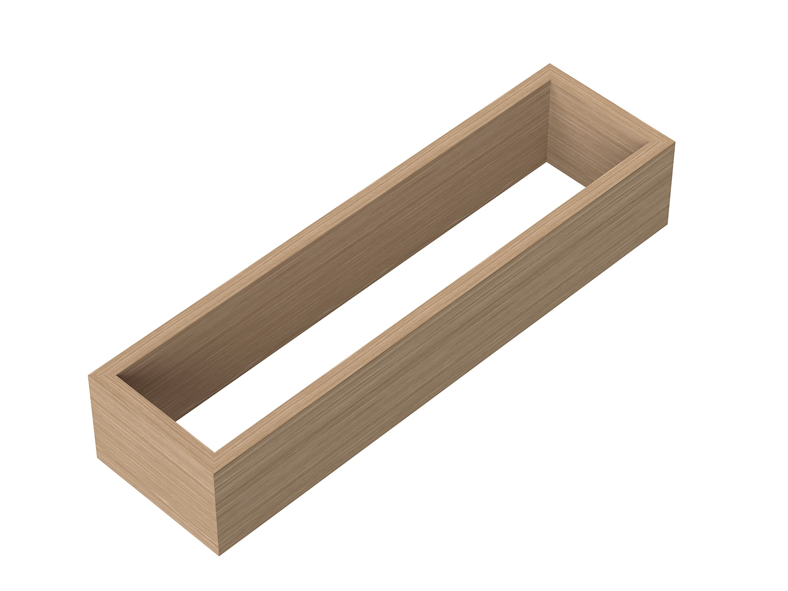 nuie DDS300 Accessory Straight Bamboo Drawer Organiser, 75mm