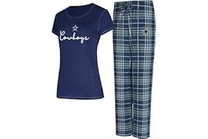 Concepts Sport Women's NFL Vector Top & Flannel Pants Sleep Set
