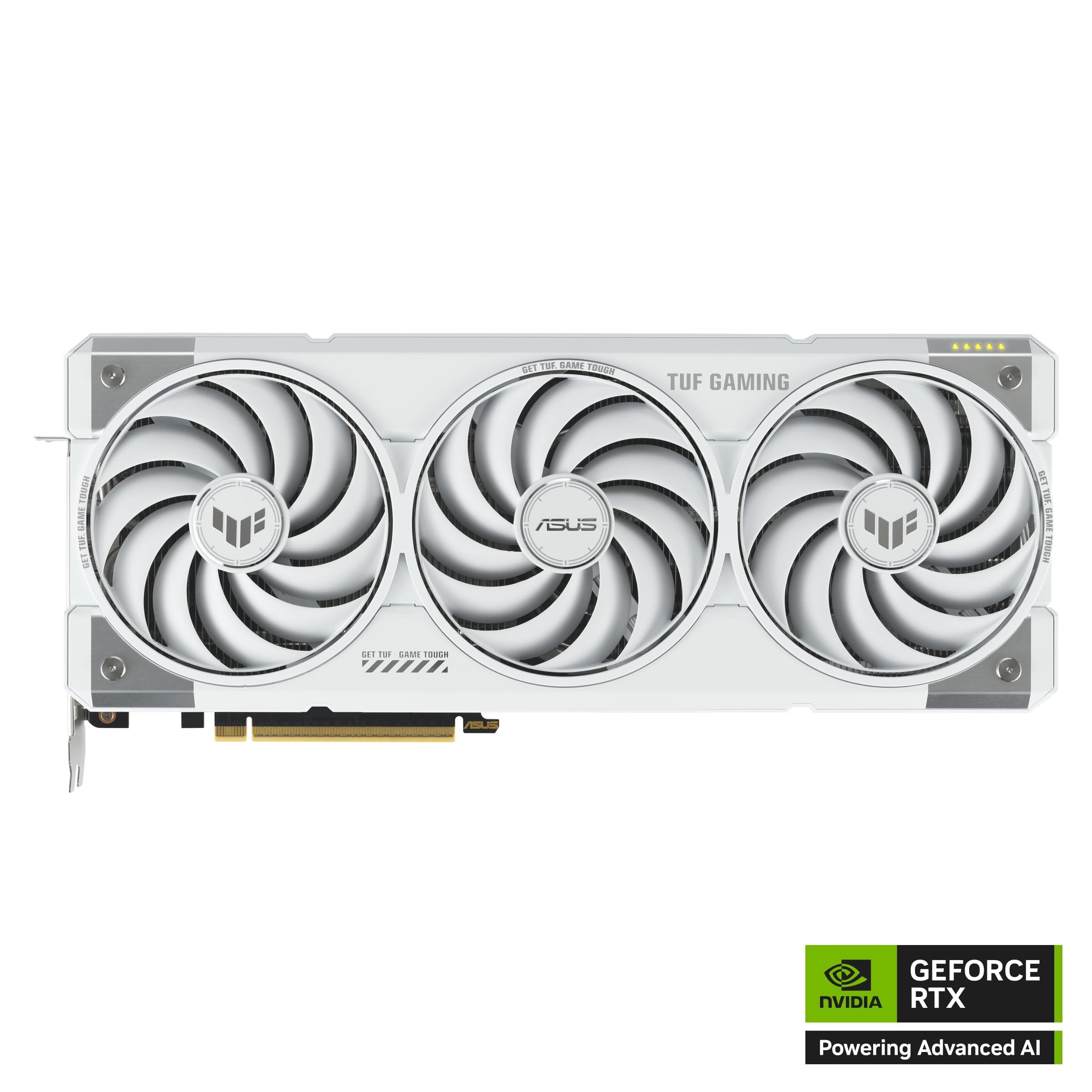 ASUS TUF Gaming GeForce RTX ™ 5070 Ti 16GB GDDR7 White OC Edition Gaming Graphics Card (PCIe® 5.0, HDMI®/DP 2.1, 3.125-slot, Military-Grade Components, Protective PCB Coating, axial-tech Fans)
