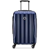 DELSEY PARIS Helium Aero Hardside Expandable Luggage with Spinner Wheels, Blue Cobalt, Carry-On 21 Inch