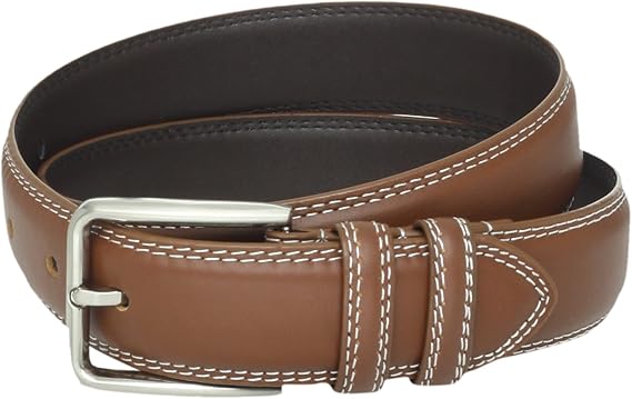 stacy adams cognac belt