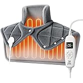 BOB AND BRAD Weighted Heating Pad for Neck Shoulders and Back Pain Relief, FSA Eligible/HSA Eligible, 2.2lb Electric Heating Pad, ETL Certified, Birthday Christmas Gifts for Women Men Mom Dad, 20"x22"