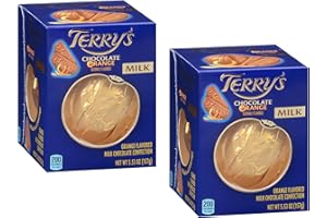 Smiling Sweets Terry's Milk Chocolate Orange - 5.53oz - Pack of 2 - Great tasting chocolate with an added twist of orange flavor - Perfect for sharing - Break apart and enjoy