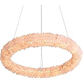 Golden Lighting Corallo 22" LED Chandelier in Coral
