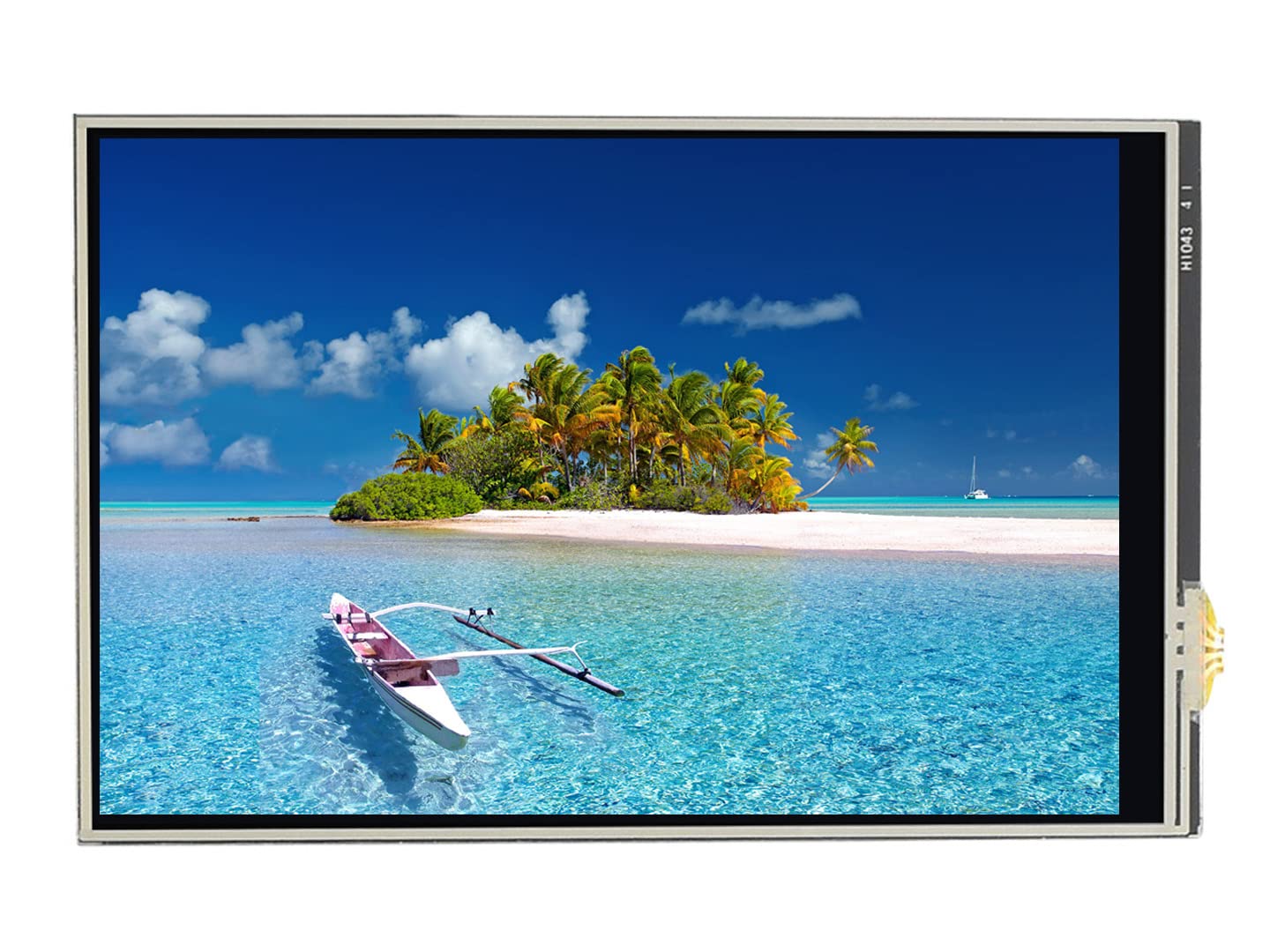 Waveshare 4inch LCD Display,480x320 Hardware Resolution TFT Resistive Touch Screen, Supports any version of Raspberry Pi