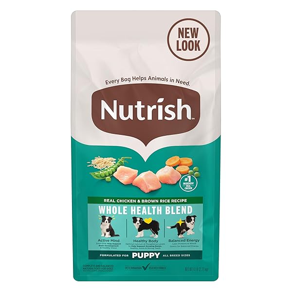 NUTRISH PUPPY REAL CHICKEN & BROWN RICE RECIPE...