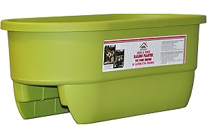 HOME DEK DEKOR Apollo Exports International AP-5720/MG/2, Margarita, 24" Dual Deck Railing Planter, (Set of 2)