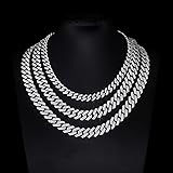 Eata Gift Lab-Grown Diamond Necklace, Hip-Hop Cuban