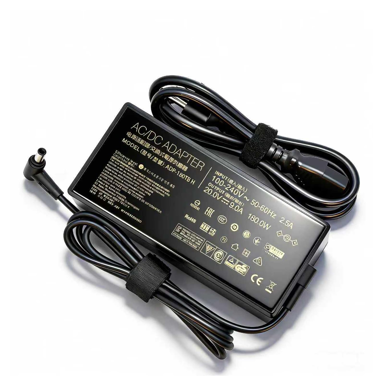 Photo 1 of 180W Laptop Charger Fit for Asus ROG Zephyrus G14 G15 G531GT GA401 GA401I GA401IU GA502 GA502D GA502DU ADP-180TB H Gaming Laptop