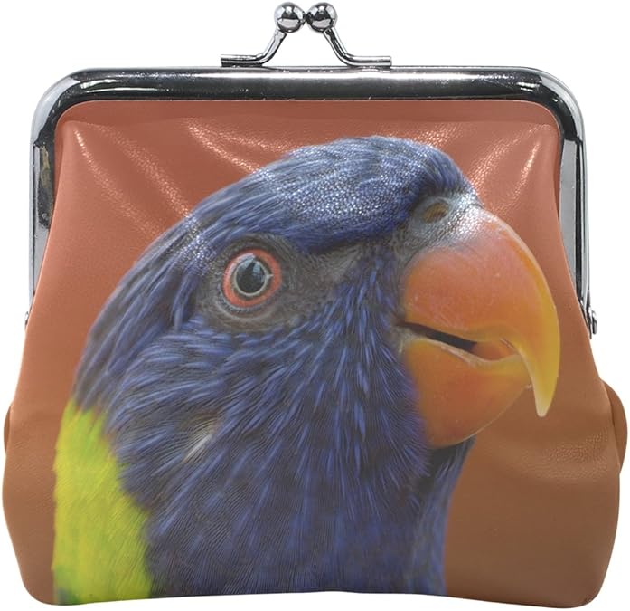 Rh Studio Coin Purse Women Parrot Bird Beak Print Wallet