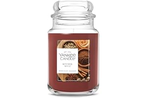Yankee Candle Kitchen Spice, Holiday Scented Candle, 22oz Large Jar with up to 150 Hour Burn Time, Giftable