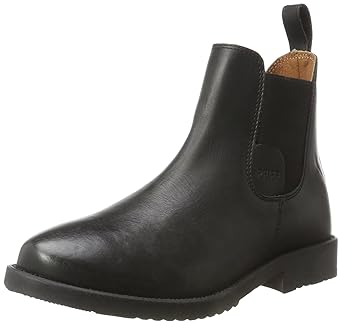 PFIFF 011499 Echtleder Jodhpurstiefelette Reitstiefelette Stiefelette Unisex, schwarz, Größe 35-45