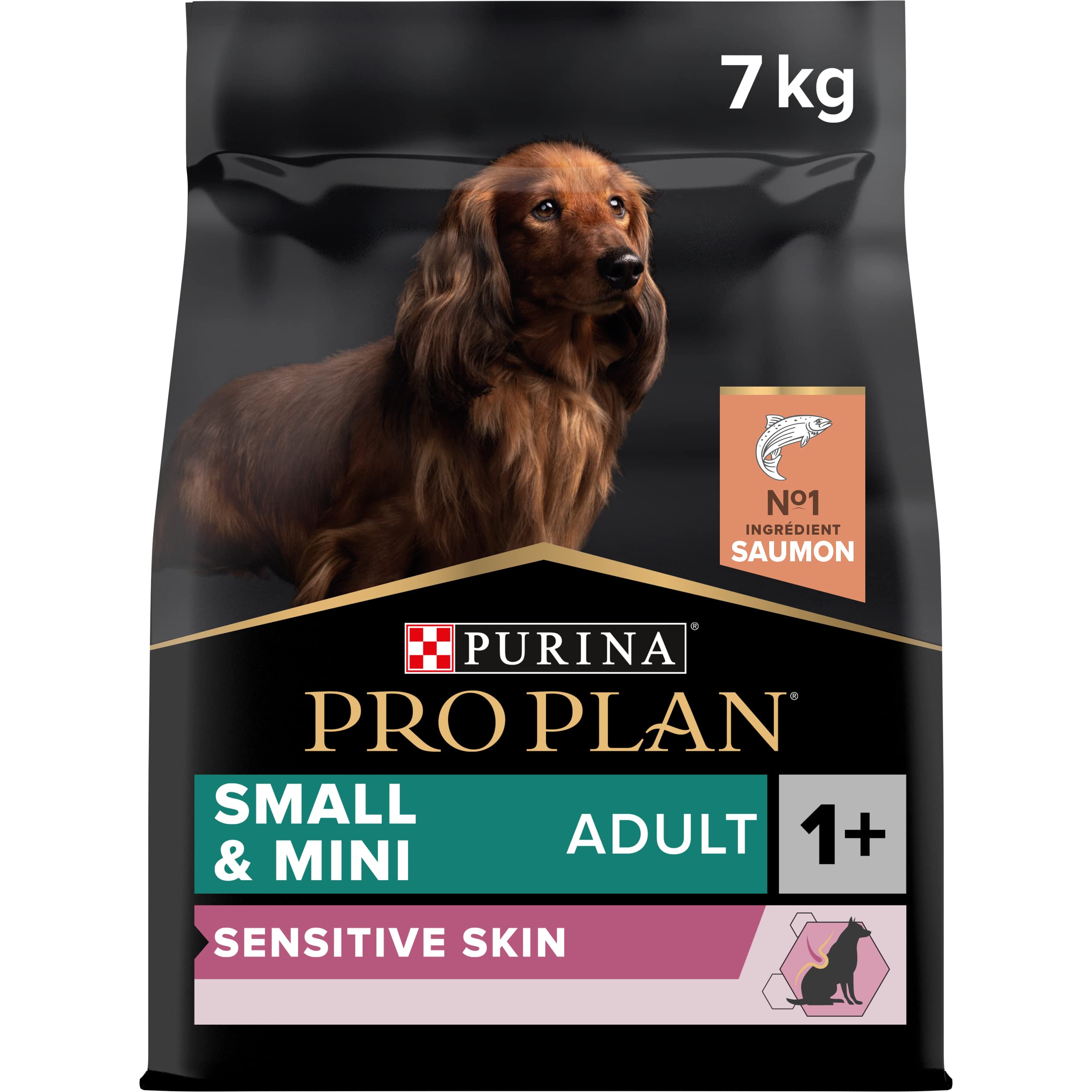 Purina Pro Plan Small and Mini Adult Sensitive Skin Opti Derma Salmon, 7 kg