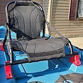 2-inch Kayak Seat Booster Kit for Lifetime Manta Angler - Reuses Original Hardware, Easy Installation