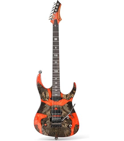 Amazon.com: Dean Guitars 6 String ZX Floyd Electric Guitar, Black