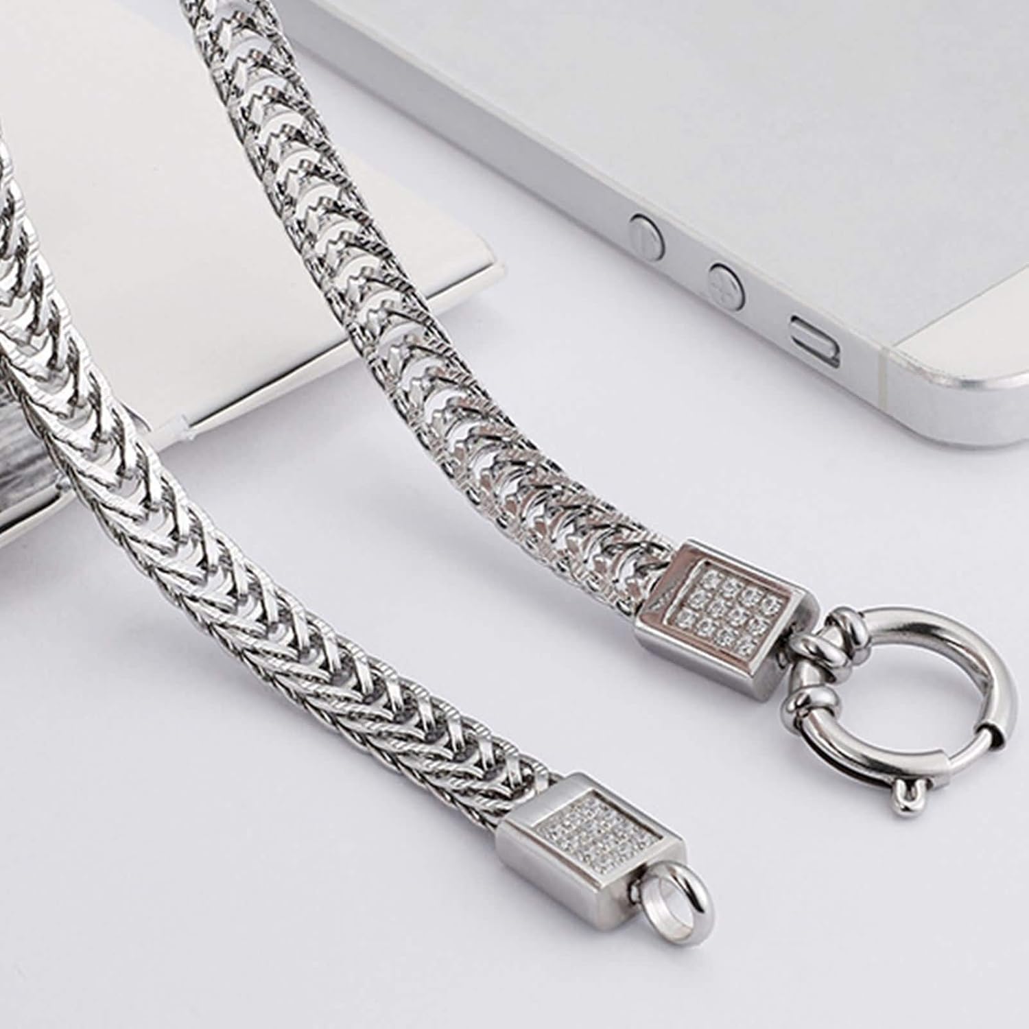 Necklaces Gnzoe Stainless Steel 7MM 
