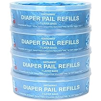 munchkin diaper pail refills compatible with diaper genie