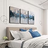 ARTLAND Modern 100% Hand Painted Framed Abstract