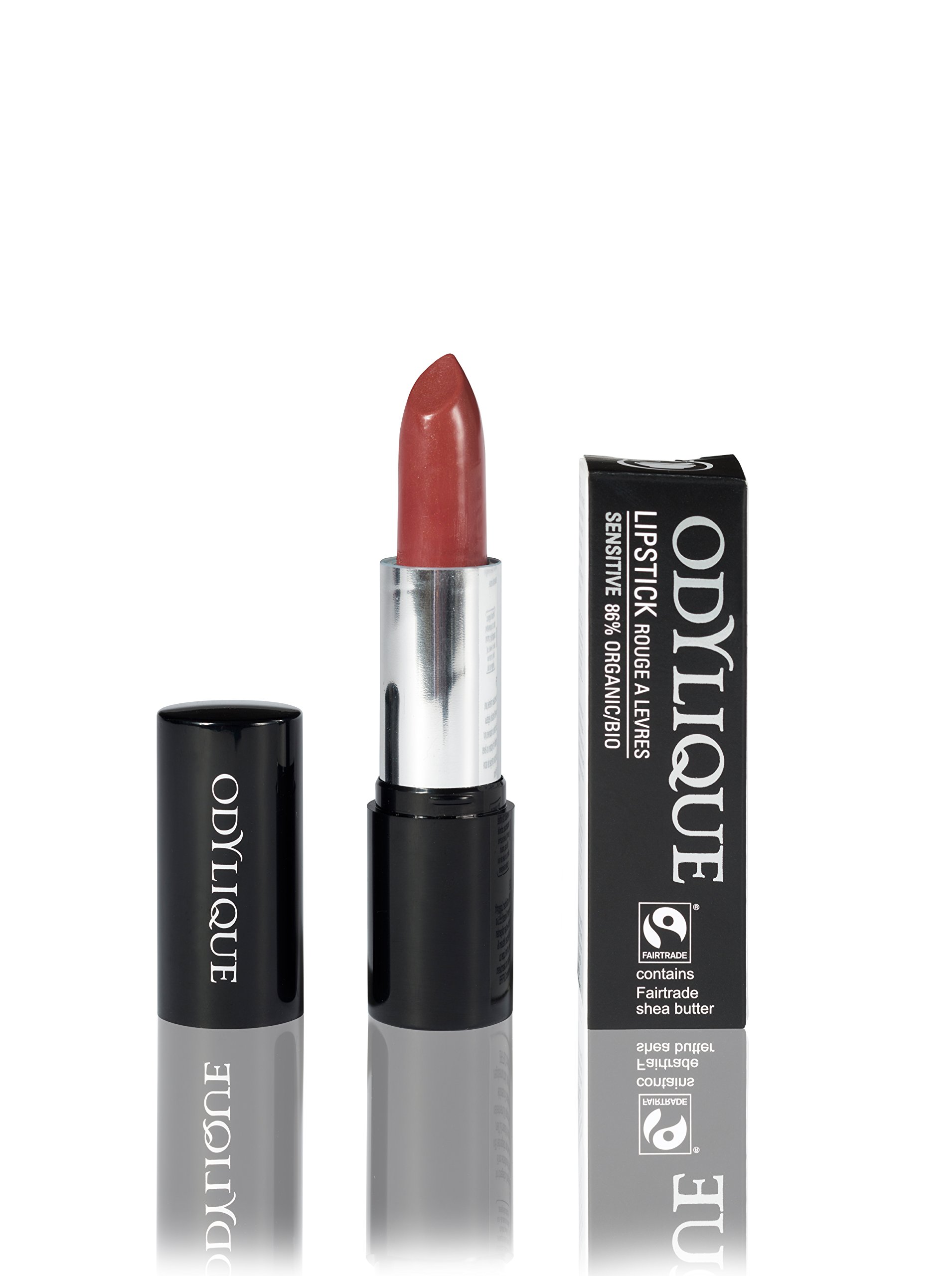 Odylique - Organic Lipstick Dark Red (Fig Fondant) - 100% Natural Ingredients - With Organic Plant Oils – Lipstick For Sensitive Eyes
