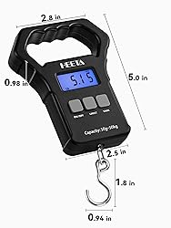 HEETA Fish Scale, 110lb/50kg Digital Portable
