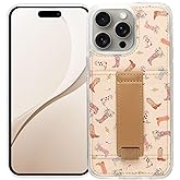 Walli Cases for iPhone 14 Pro Case Aesthetic Wallet Phone Case Card Holder, Securely Holds up to 2 Cards - Cute, Trendy Phone Cover for Women, fits iPhone 14 Pro, with Kickstand & Finger Strap