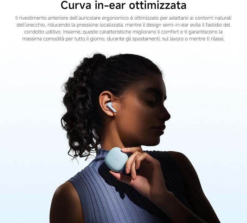 REDMI Buds 8 Active, Cuffie Bluetooth, Autonomia 37h, Bianco