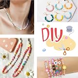 Fournine 18000 Pcs Clay Beads Kit 96 Colors 5 Boxes Bracelet Necklace DIY view 6