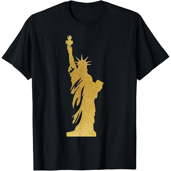【KOOLOSET】Statue Of Liberty Half Tee Statue of Liberty