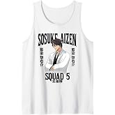 Bleach Sosuke Aizen Squad 5 Anime Tank Top
