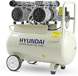 Hyundai 50L Portable Air Compressor 750W 2HP Oil Free Direct Drive 118psi view 1