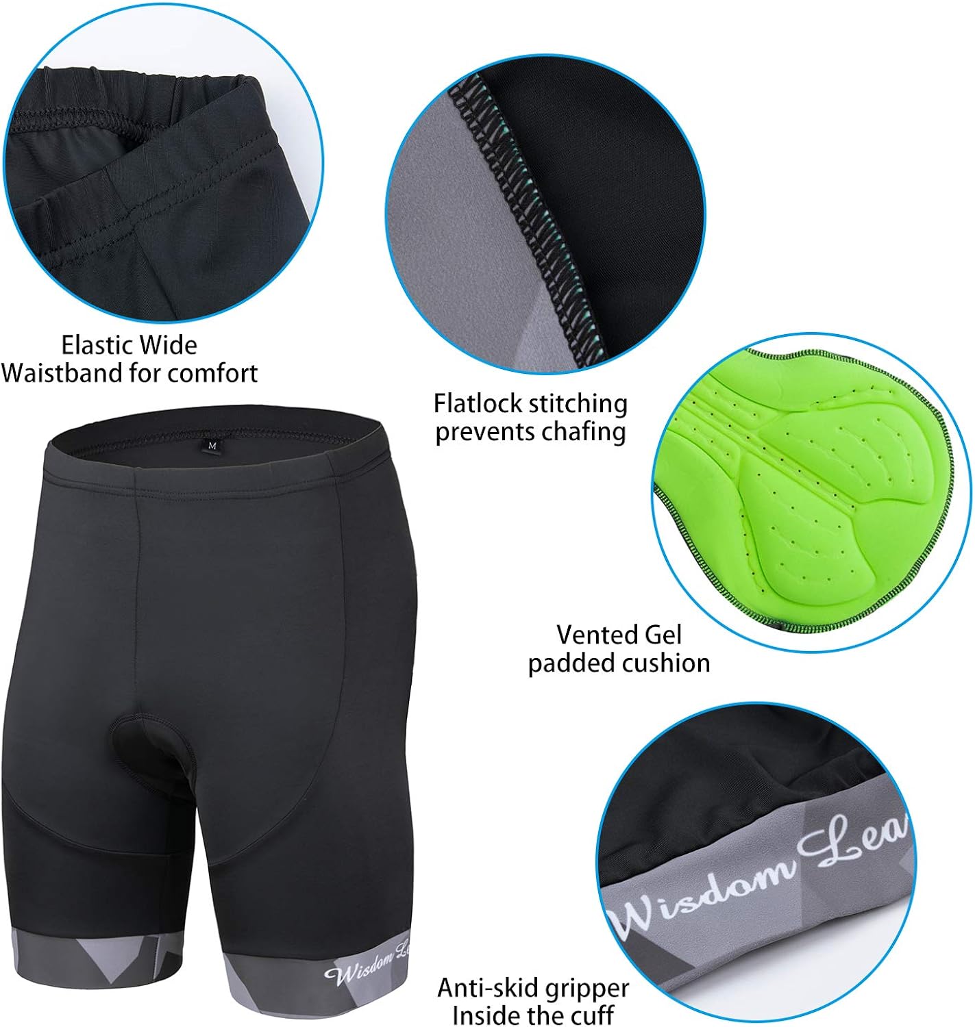 Men's Cycling Jersey Set Short Sleeve MTB Jersey Road Bike Clothing Shirts Shorts with 3D Padded Outdoor Riding Sportswear: Clothing