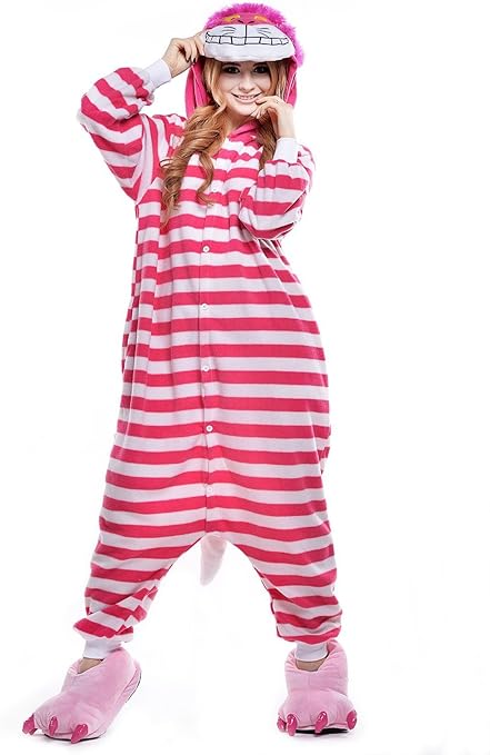 Coho Costume Per Cosplay Dello Stregatto Tuta Pigiama Amazon It Sport E Tempo Libero