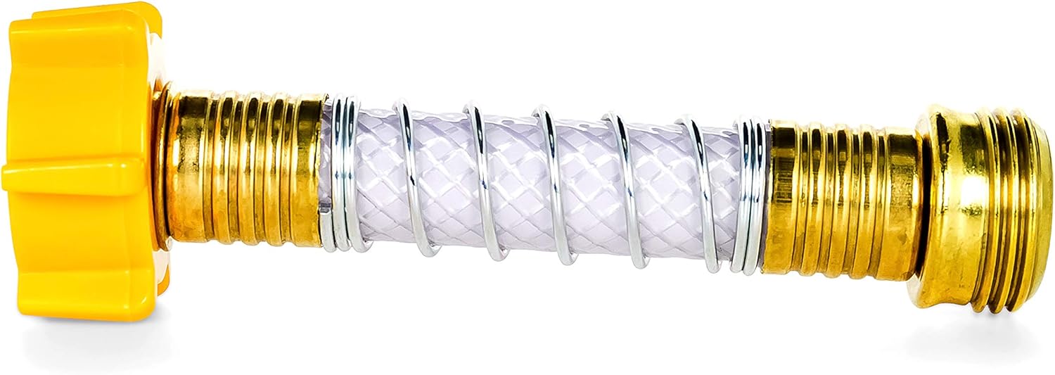 Camco Flexible Hose Protector-Eliminates Hose Crimping and Straining at Faucets and Water Connections, Creates Hose Flexibility (22703) - 22703-A: Automotive